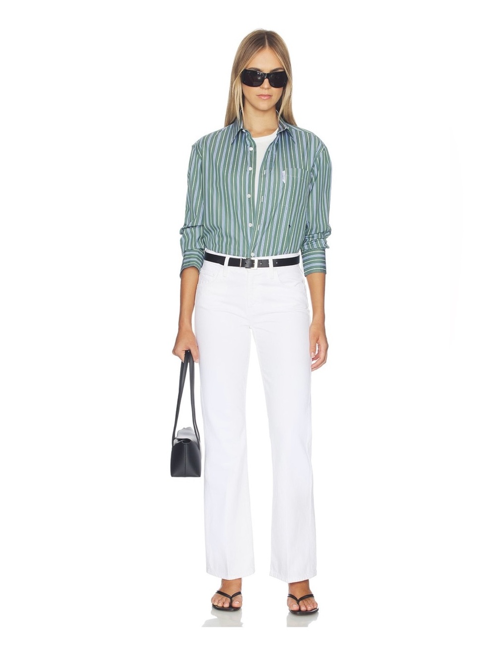 NWOT- MOTHER The Bookie Skimp Jeans on Picket Fence Size 26